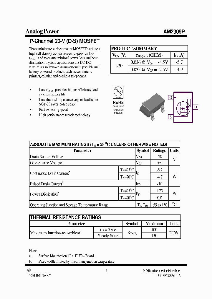 AM2309P_8889111.PDF Datasheet