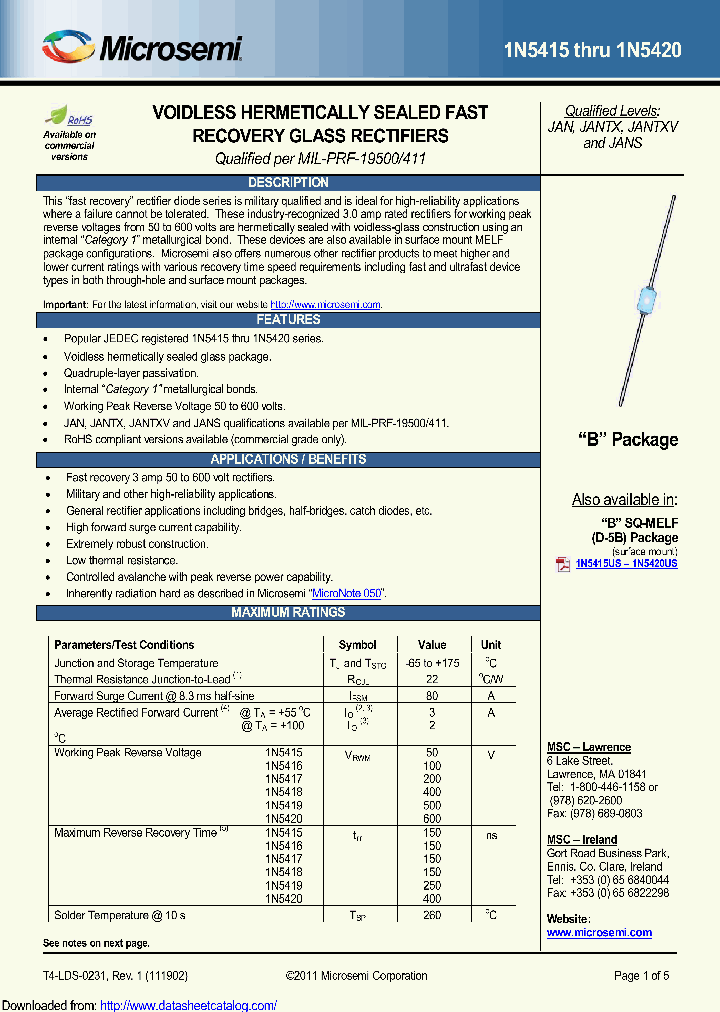 1N5418E3_8891700.PDF Datasheet