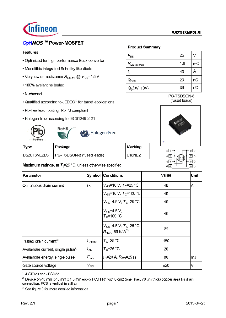 BSZ018NE2LSI_8892182.PDF Datasheet