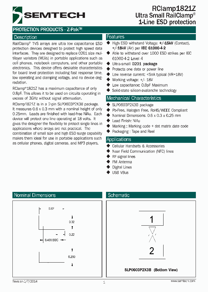 RCLAMP1821Z_8896493.PDF Datasheet