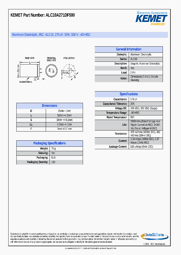 ALC10A271DF500_8898297.PDF Datasheet