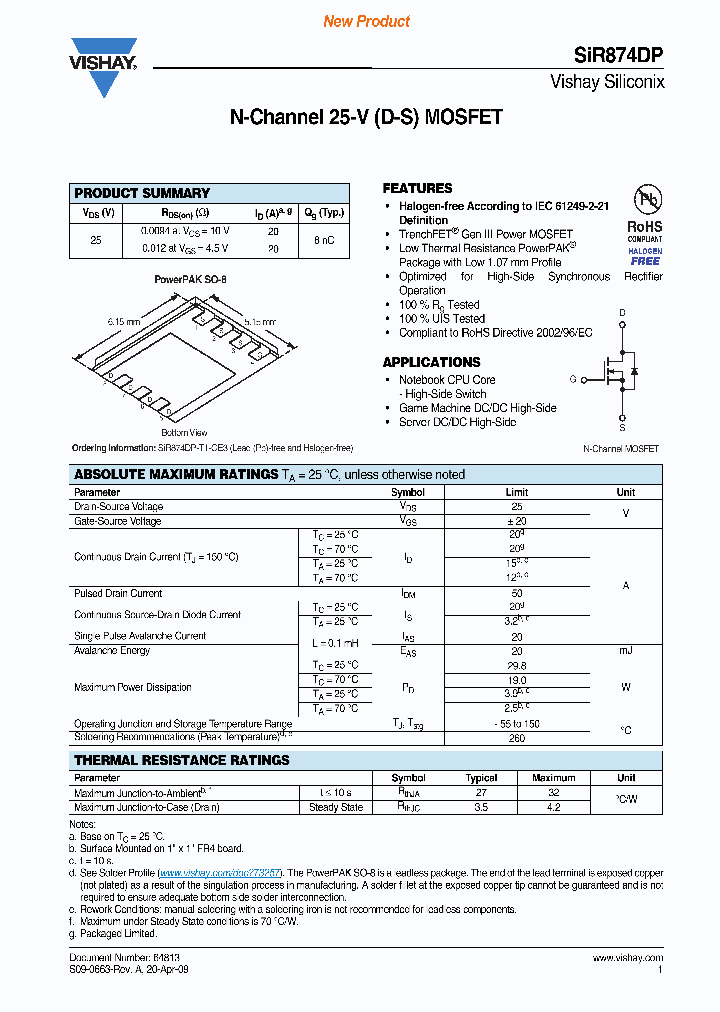 SIR874DP_8899567.PDF Datasheet