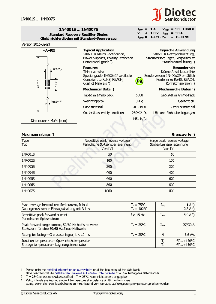 1N4007S_8900247.PDF Datasheet