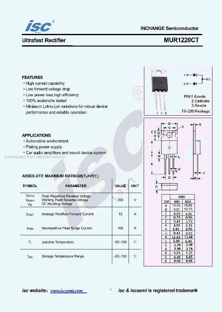 MUR1220CT_8900529.PDF Datasheet