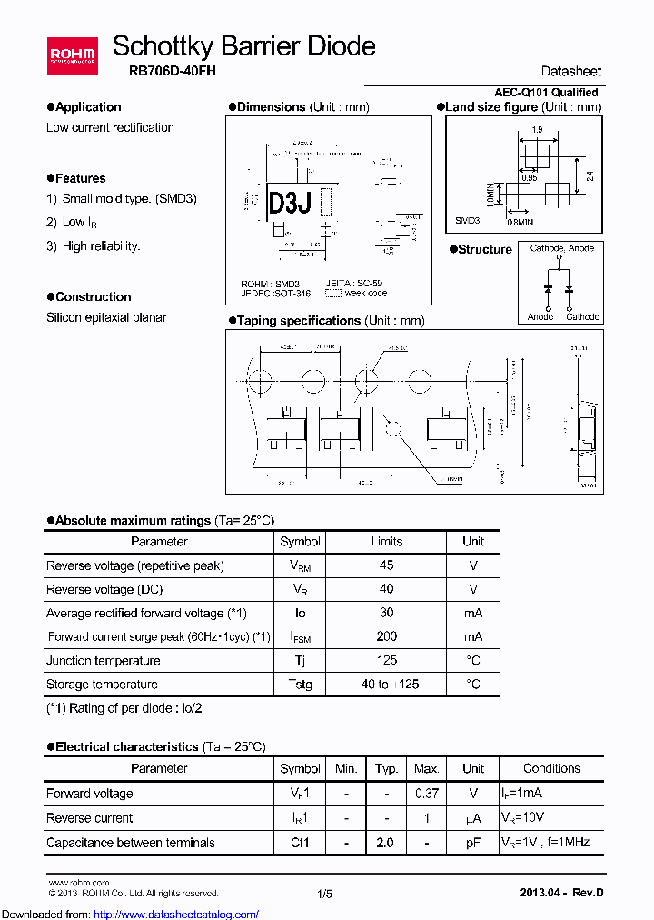 RB706D-40FH_8900750.PDF Datasheet