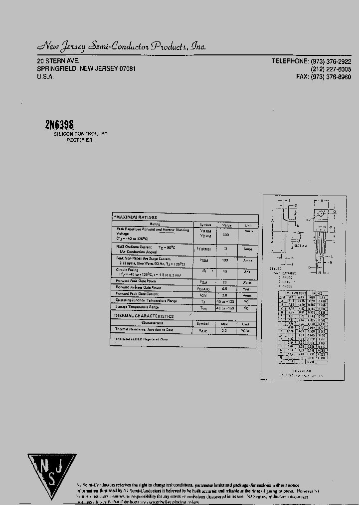 2N6398_8902741.PDF Datasheet