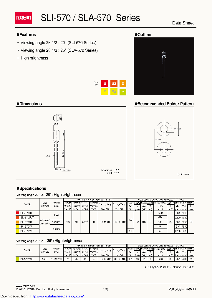 SLI-570Y2T_8903906.PDF Datasheet