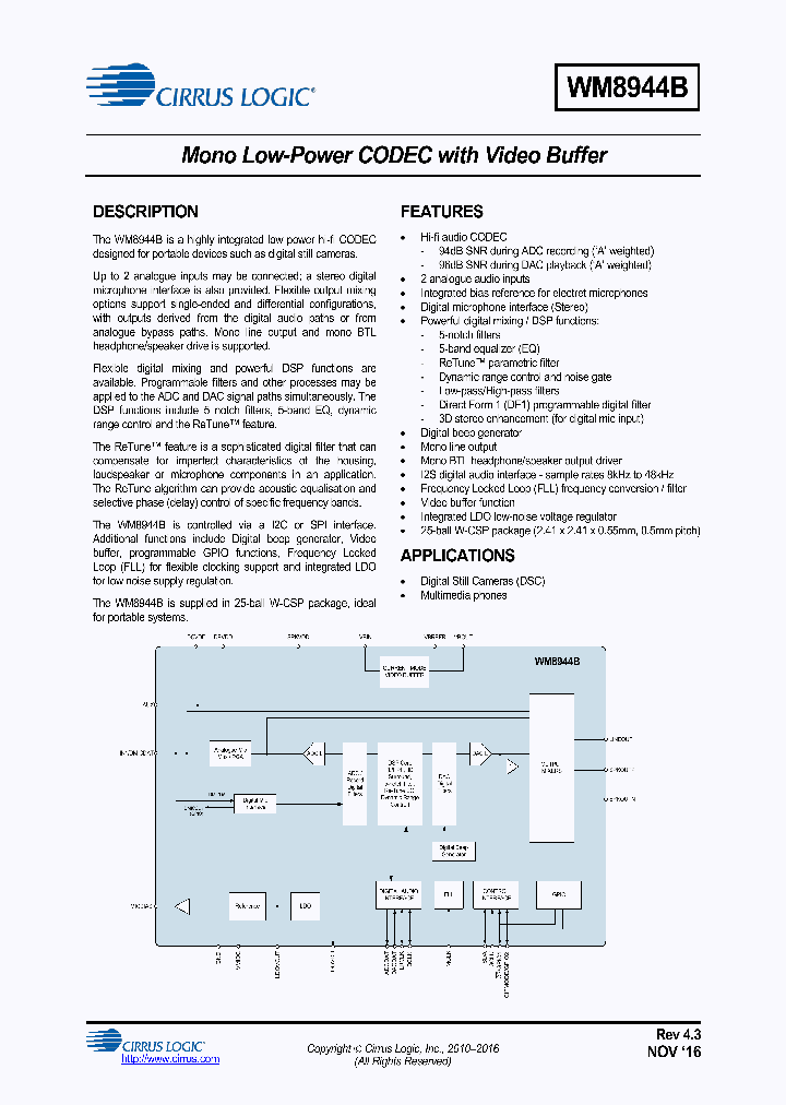 WM8944B_8907250.PDF Datasheet