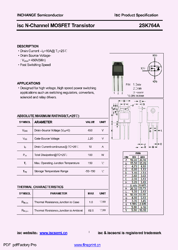 2SK764A_8907716.PDF Datasheet