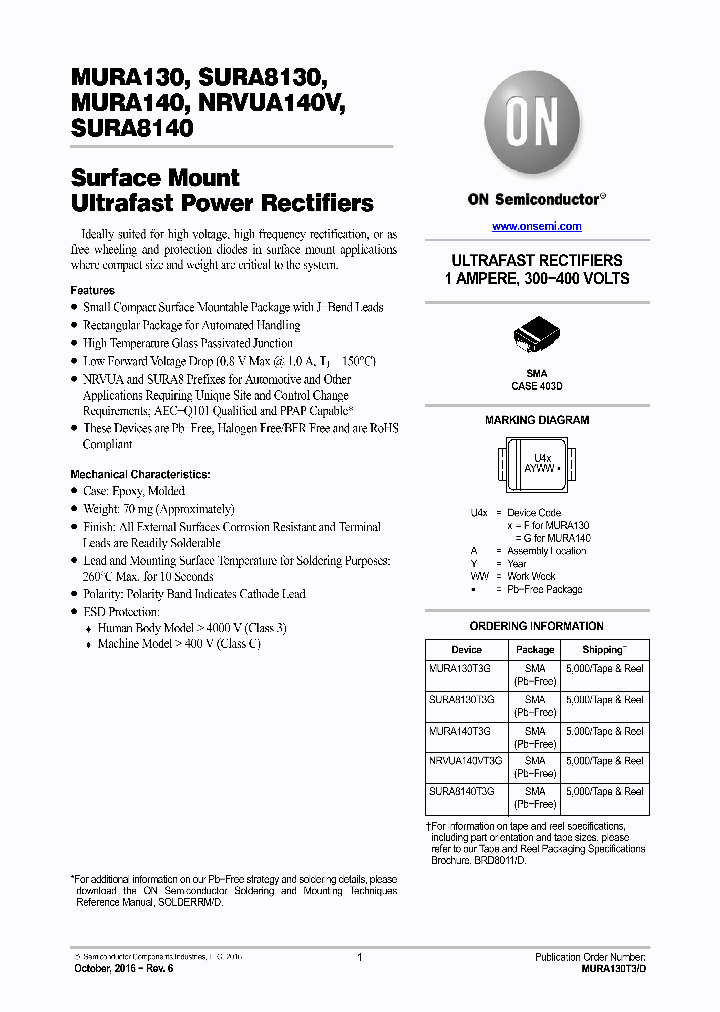 NRVUA140VT3G_8910198.PDF Datasheet
