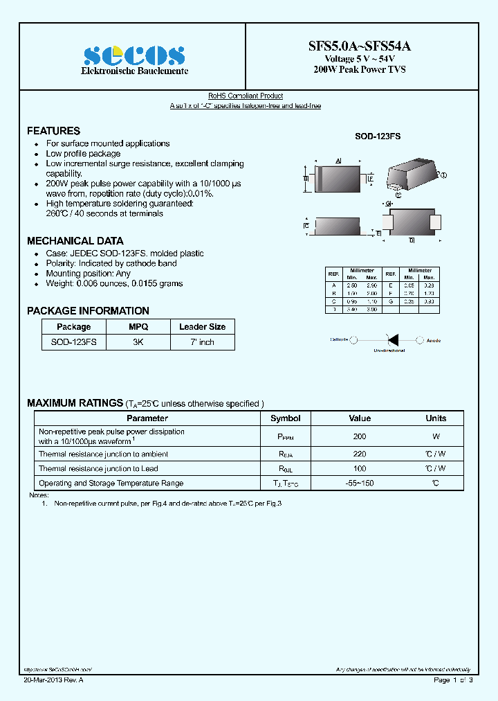 SFS51A_8910723.PDF Datasheet