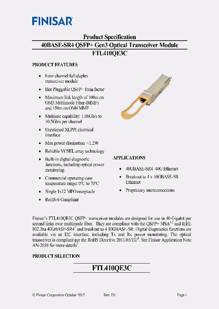 FTL410QE3C_8915203.PDF Datasheet