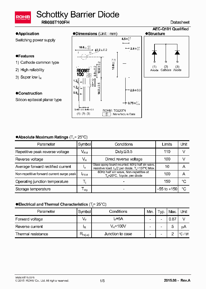 RB088T100FH_8916951.PDF Datasheet
