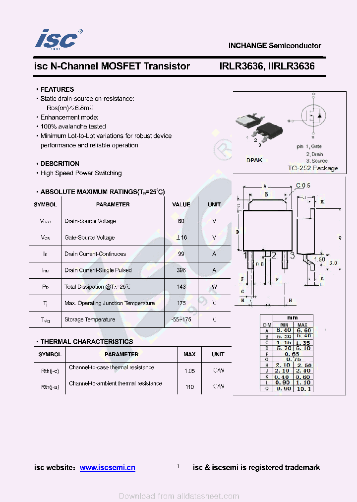 IIRLR3636_8918391.PDF Datasheet