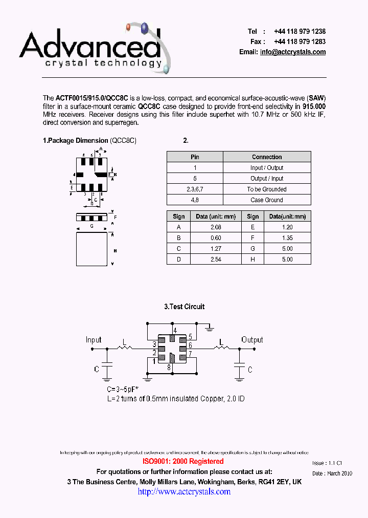 ACTF0015-10_8919151.PDF Datasheet