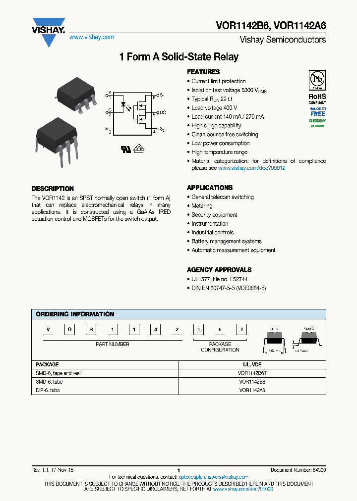 VOR1142A6_8919560.PDF Datasheet