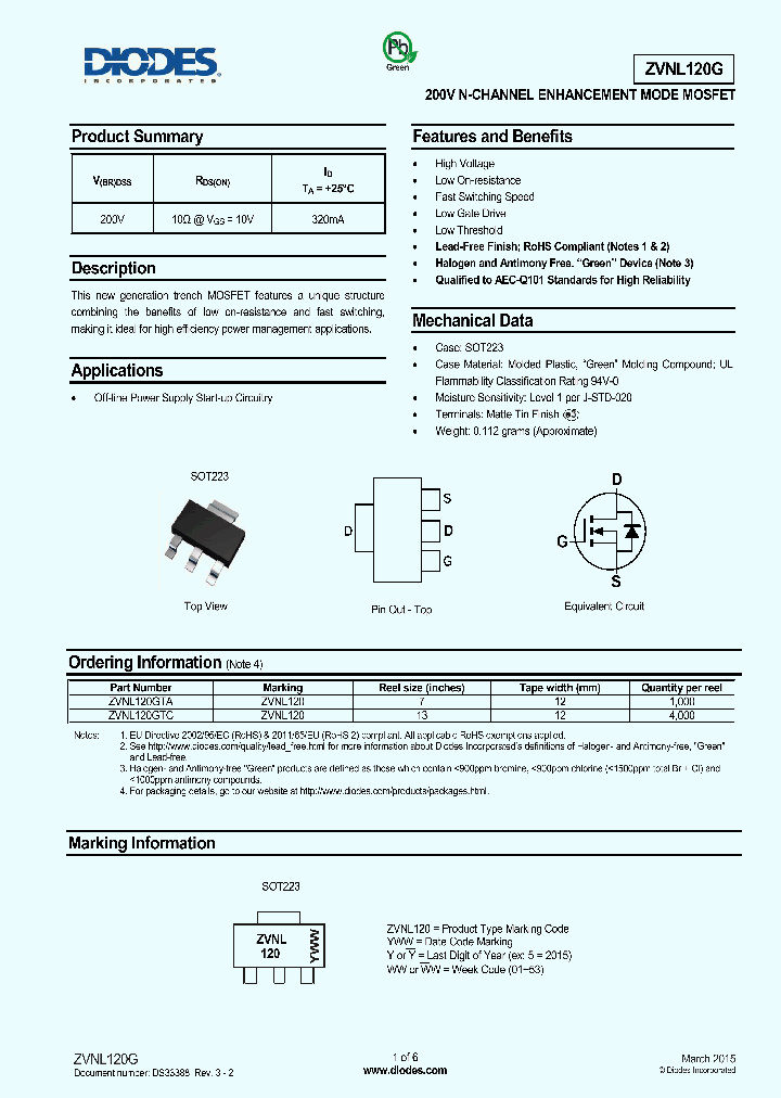 ZVNL120GTA_8921838.PDF Datasheet