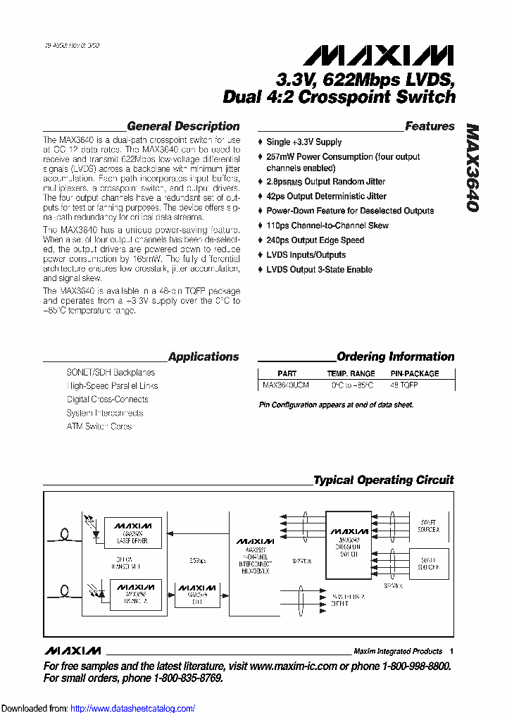 MAX3640UCMT_8922030.PDF Datasheet