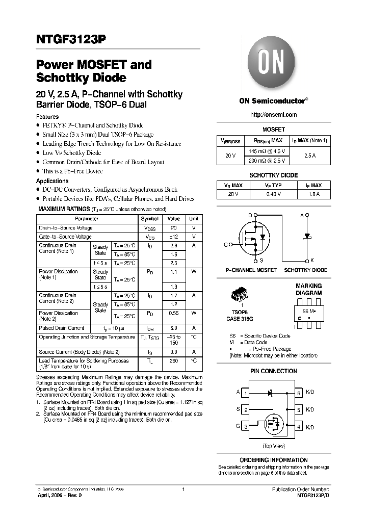 NTGF3123PT1G_8923310.PDF Datasheet