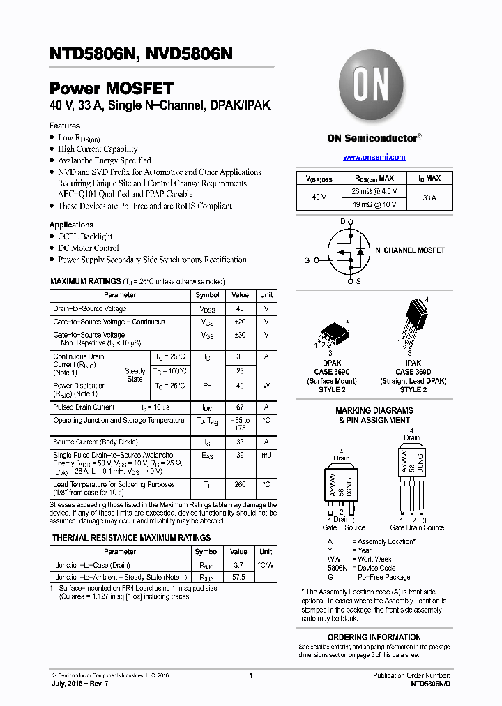 NTD5806NT4G_8923581.PDF Datasheet