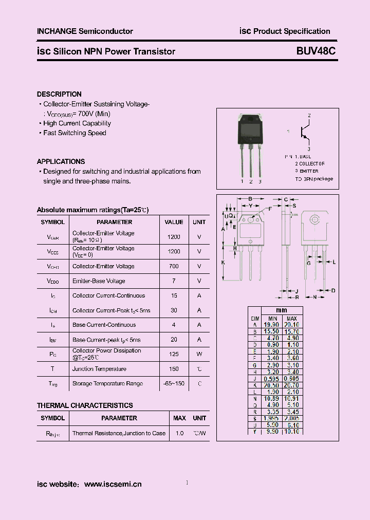 BUV48C_8923931.PDF Datasheet