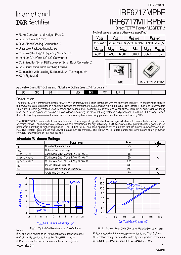 IRF6717MPBF-15_8924973.PDF Datasheet
