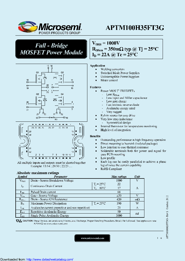 APTM100H35FT3G_8925431.PDF Datasheet