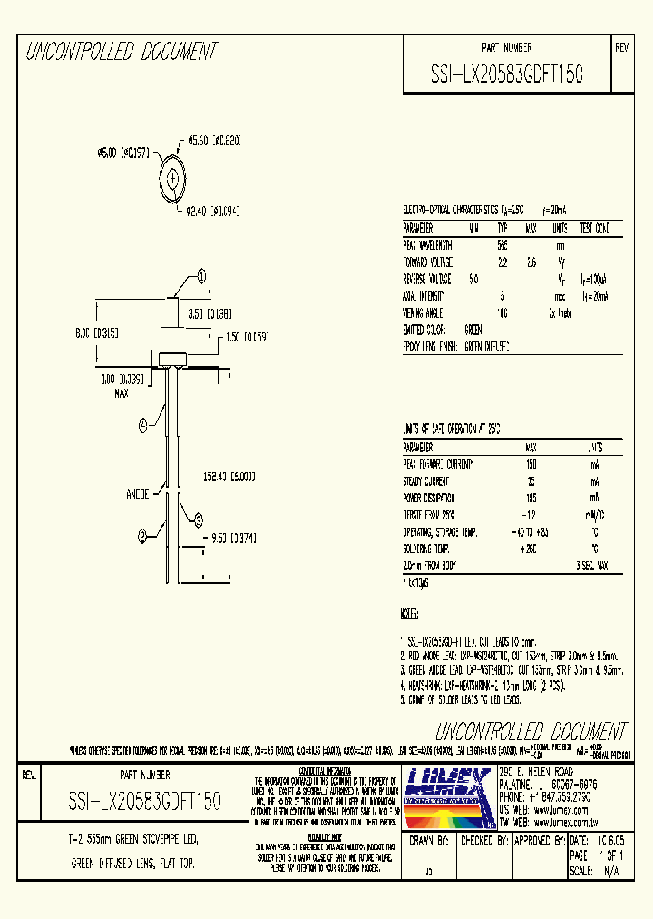 SSI-LX20583GDFT150_8928372.PDF Datasheet