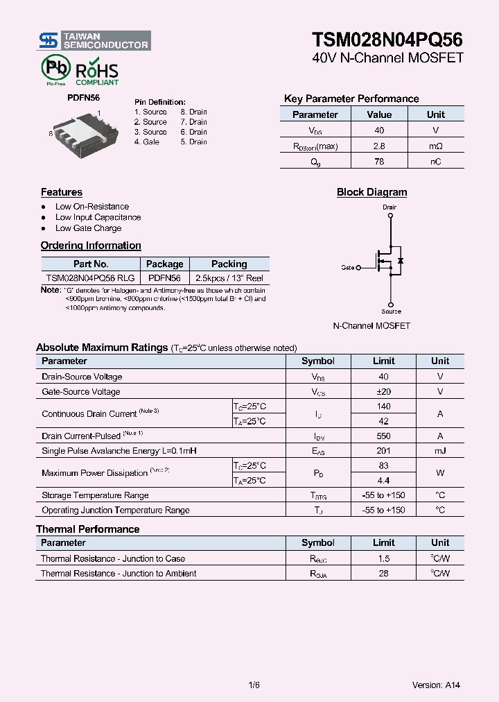 TSM028N04PQ56_8929696.PDF Datasheet