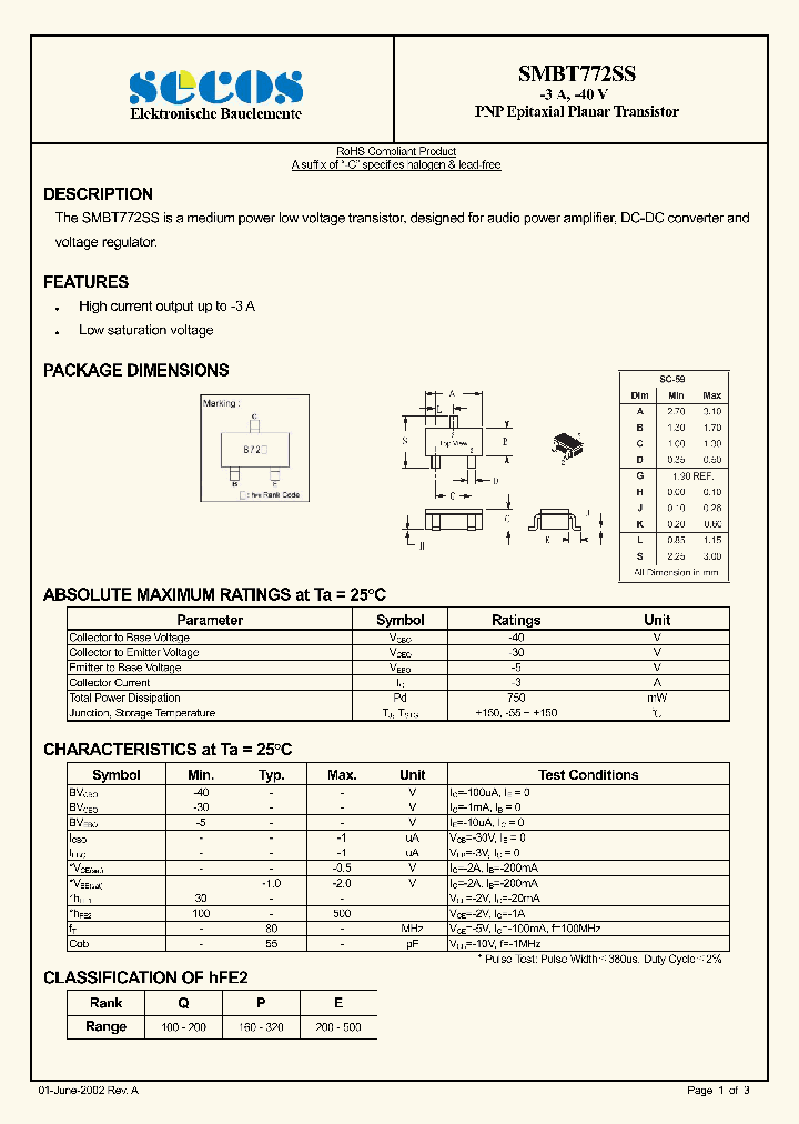 SMBT772SS_8931146.PDF Datasheet