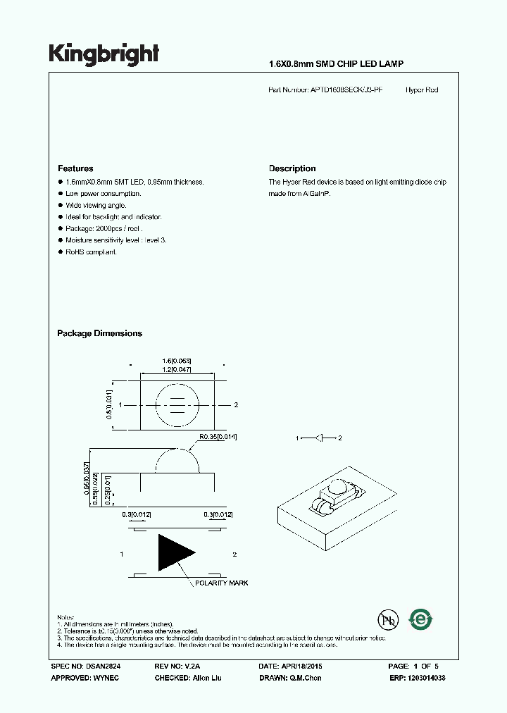 APTD1608SECK-J3-PF_8931450.PDF Datasheet