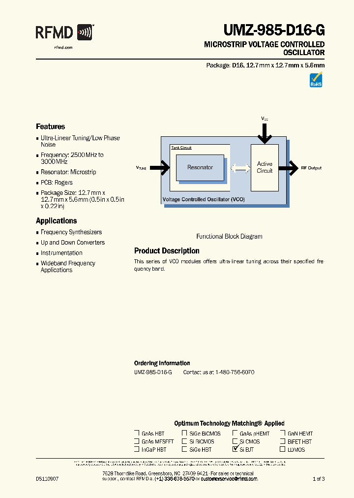 UMZ-985-D16-G_8933583.PDF Datasheet