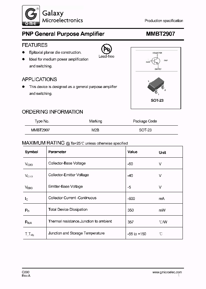 MMBT2907_8934078.PDF Datasheet