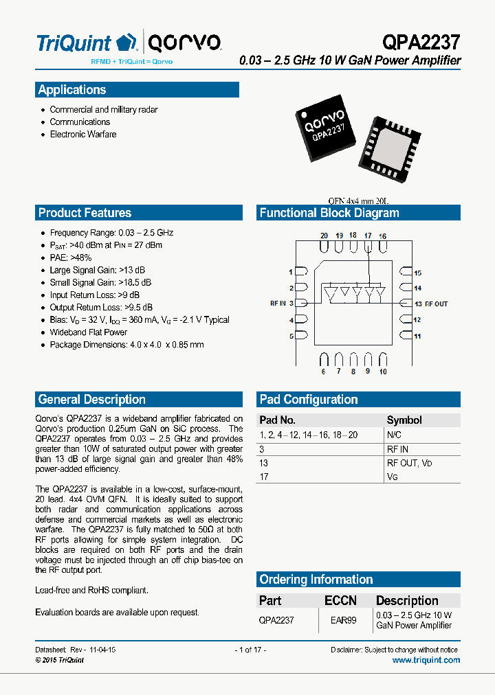 QPA2237_8937104.PDF Datasheet