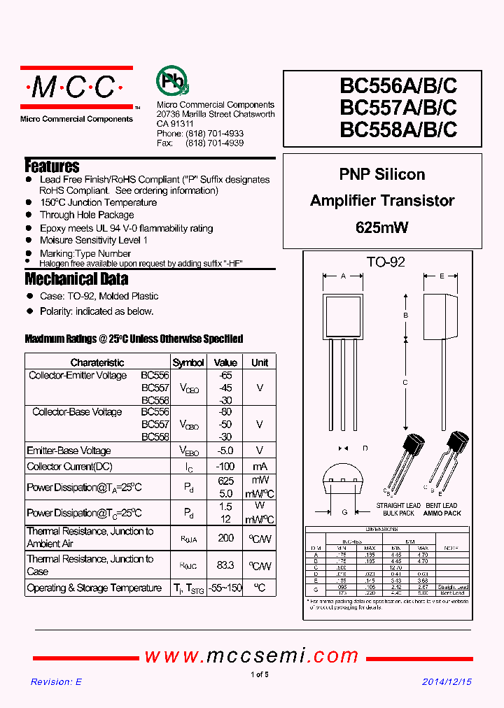 BC556A_8938269.PDF Datasheet