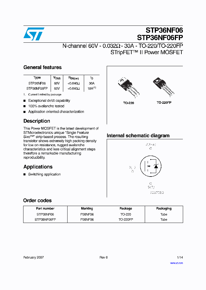 STP36NF06_8938298.PDF Datasheet