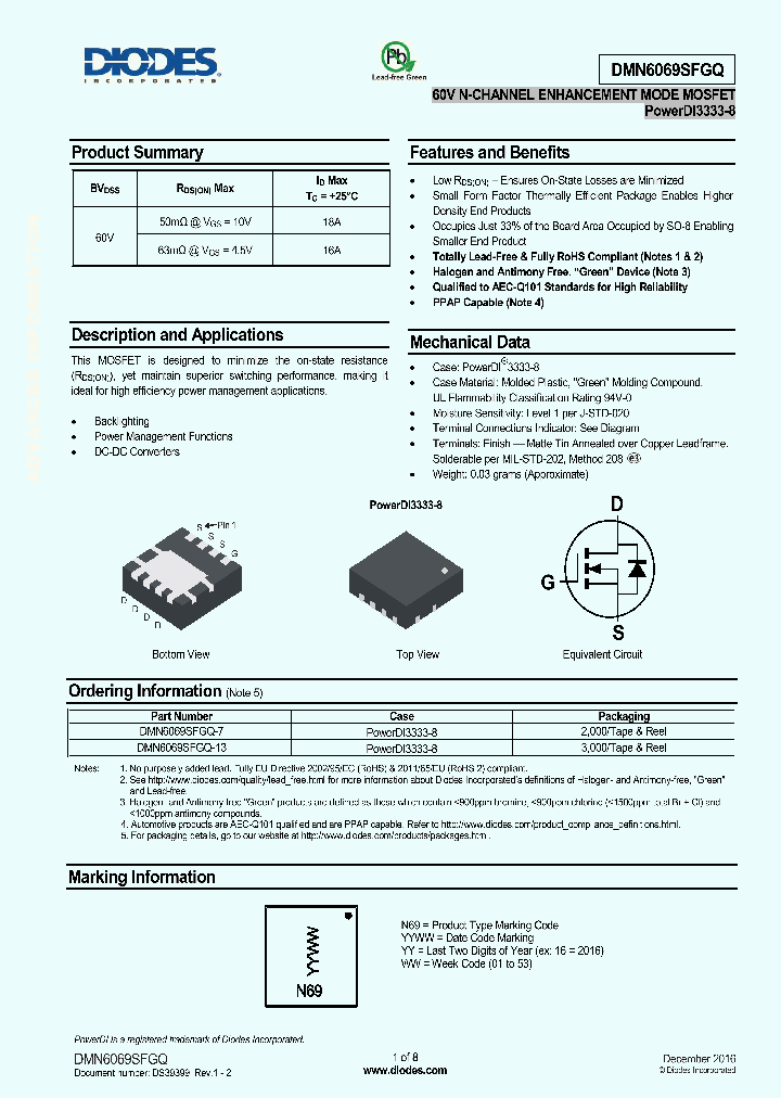 DMN6069SFGQ-7_8941367.PDF Datasheet