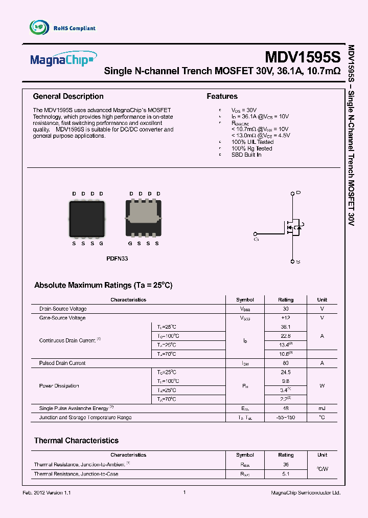 MDV1595S_8941536.PDF Datasheet