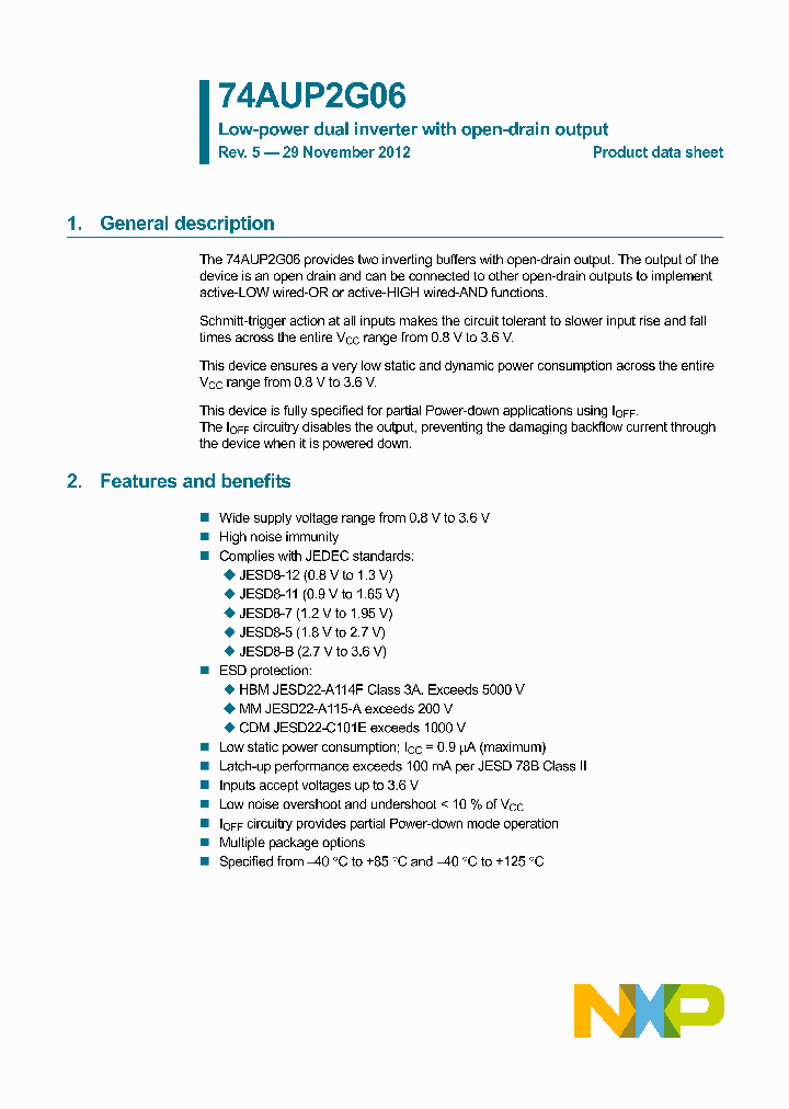 74AUP2G06GM_8942320.PDF Datasheet