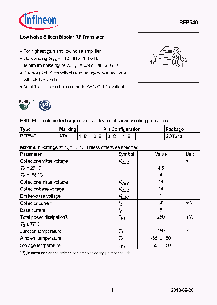 BFP540_8942380.PDF Datasheet