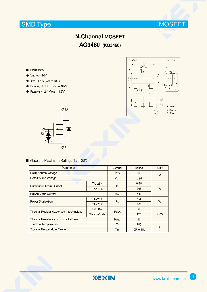 AO3460_8943493.PDF Datasheet