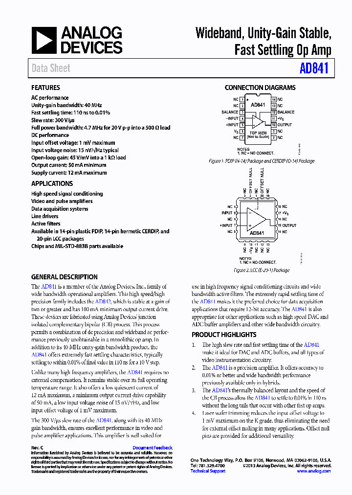 AD841KNZ_8944027.PDF Datasheet