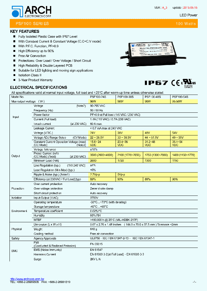 PSF100-36S_8944434.PDF Datasheet