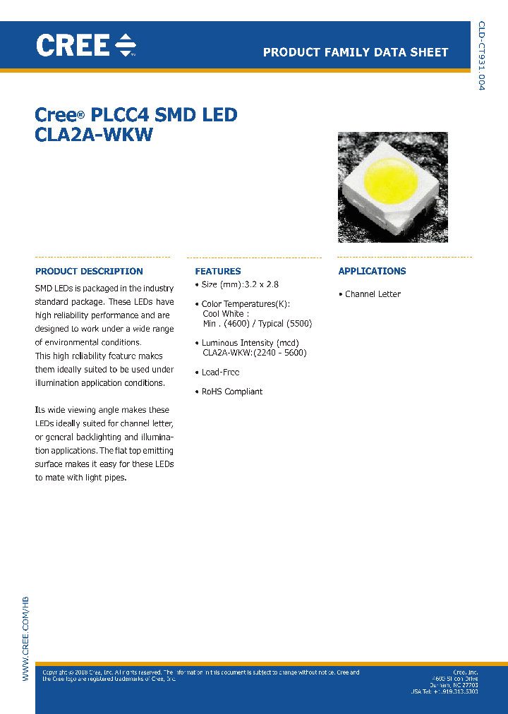 CLA2A-WKW-CYBZ0343_8949062.PDF Datasheet