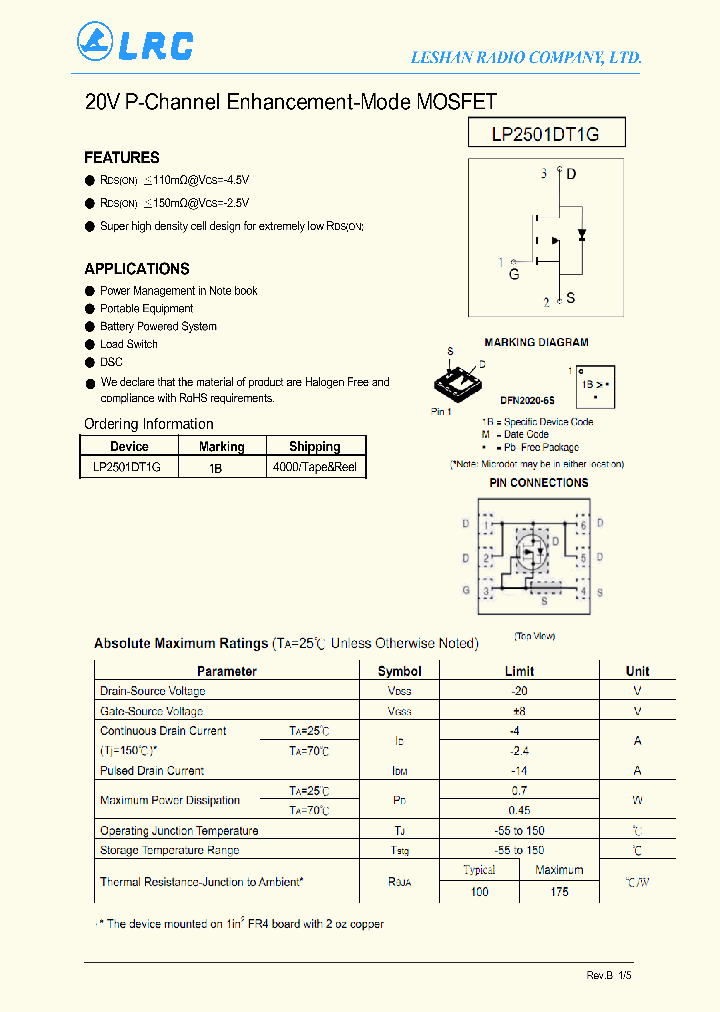 LP2501DT1G_8950230.PDF Datasheet