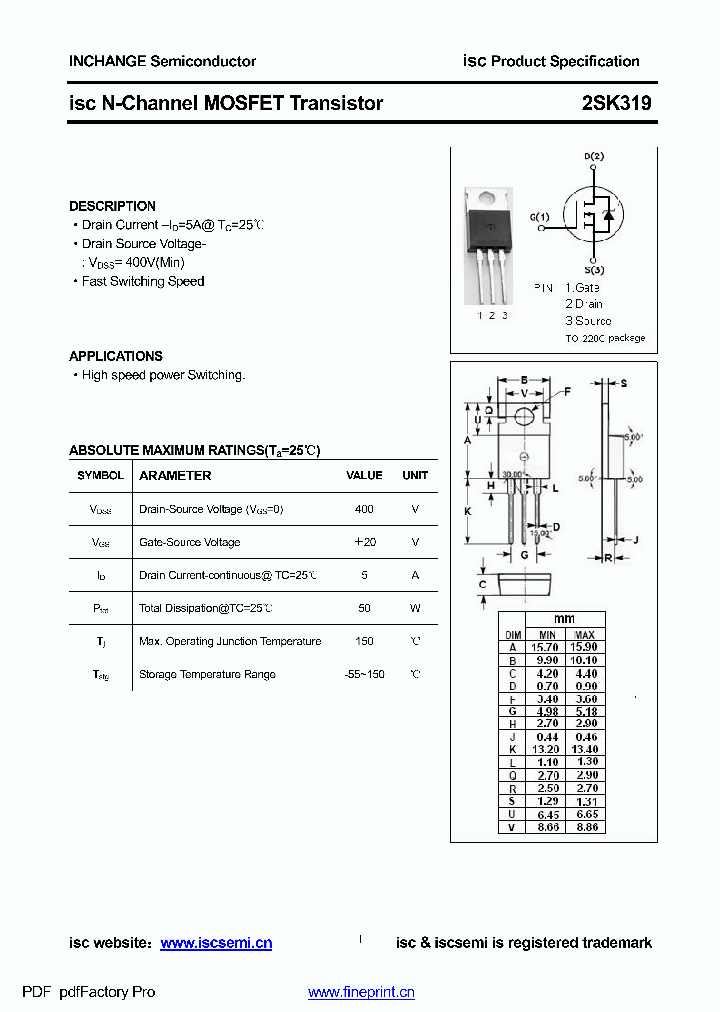 2SK319_8951437.PDF Datasheet