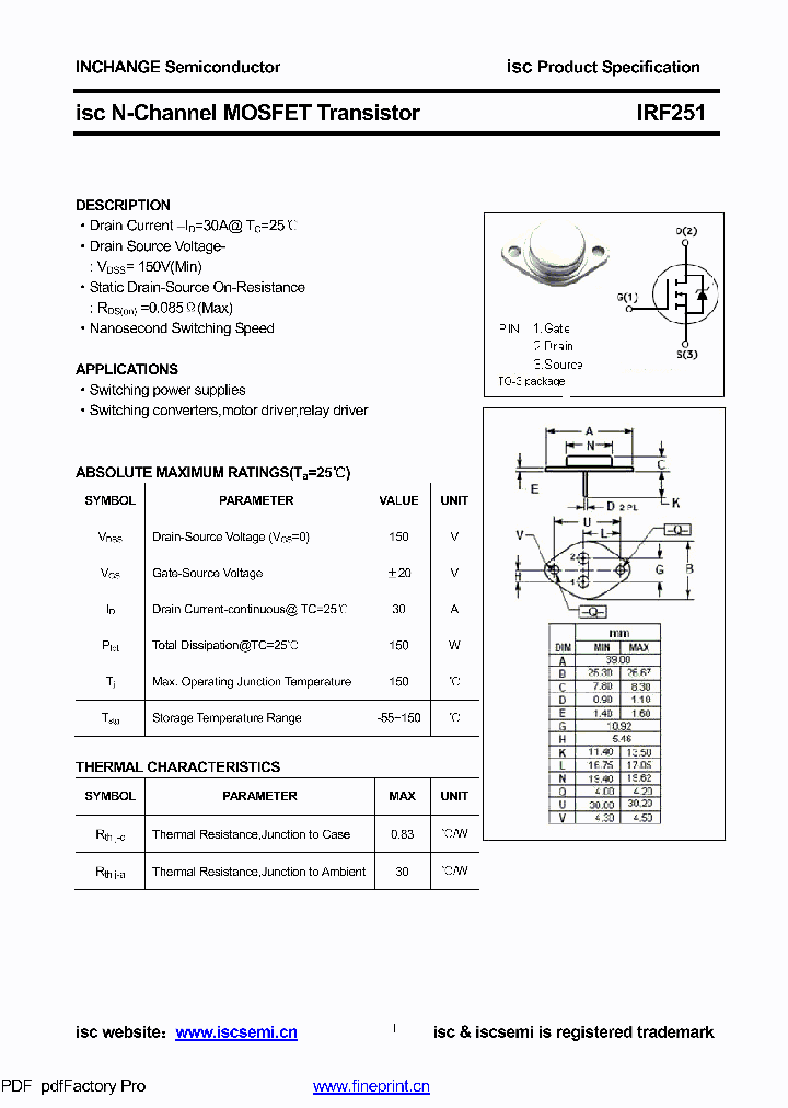 IRF251_8951432.PDF Datasheet