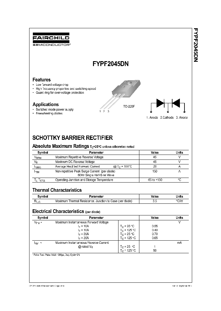 FYPF2045DNTU_8955851.PDF Datasheet