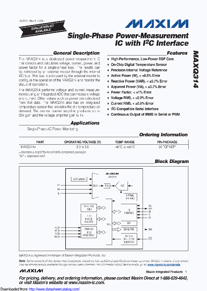 MAXQ314-KIT_8959549.PDF Datasheet