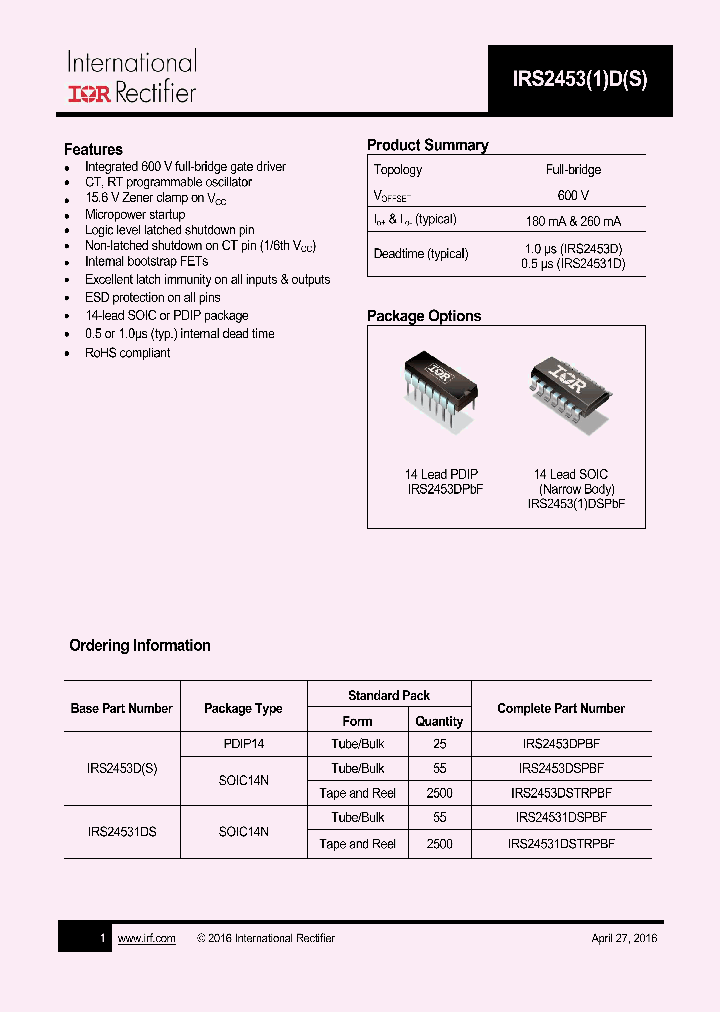 IRS2453DSTRPBF_8959825.PDF Datasheet